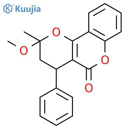 Pyranocoumarin structure