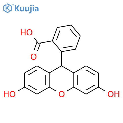 2-(3,6-Dihydroxy-9H-xanthen-9-yl)benzoic Acid structure