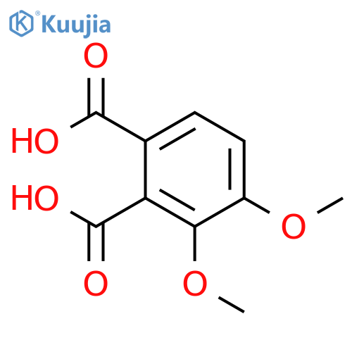 3,4-dimethoxybenzene-1,2-dicarboxylic acid structure