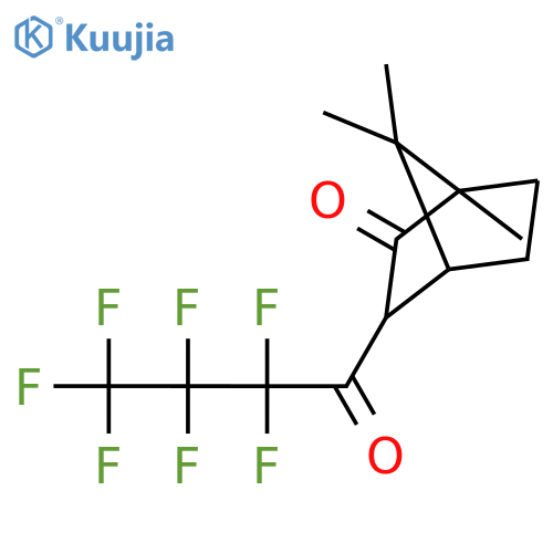 3-(heptafluorobutyryl)-D-camphor structure