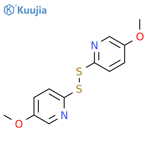 Pyridine, 2,2'-dithiobis[5-methoxy- structure