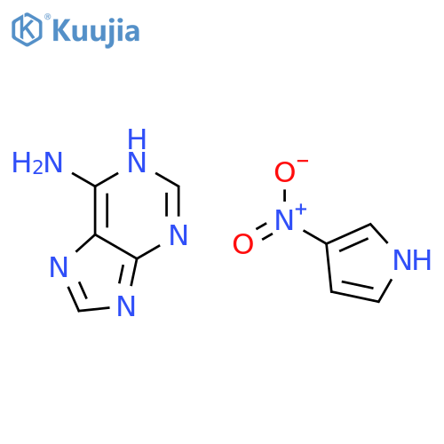 1H-PURIN-6-AMINE, COMPD. WITH 3-NITRO-1H-PYRROLE (1:1) structure
