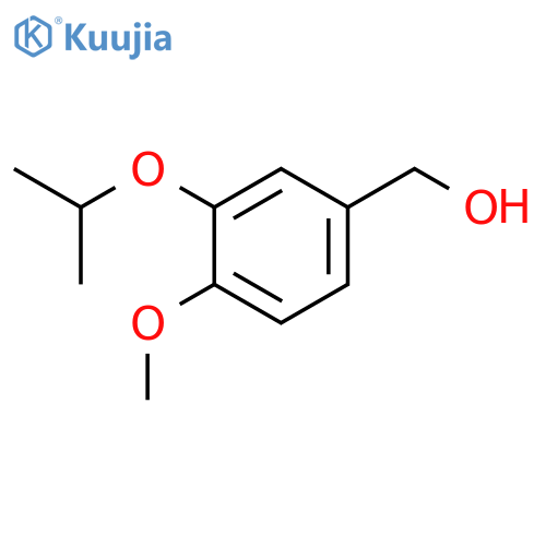 Benzenemethanol, 4-methoxy-3-(1-methylethoxy)- structure
