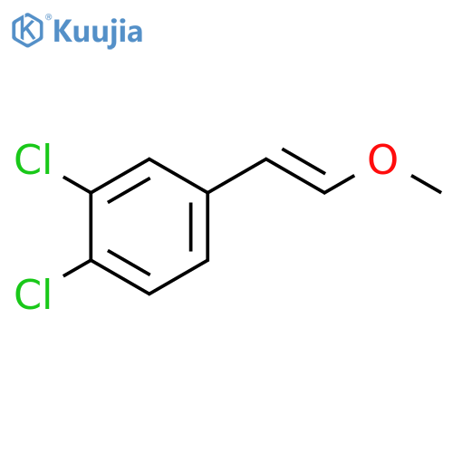 Benzene, 1,2-dichloro-4-(2-methoxyethenyl)- structure
