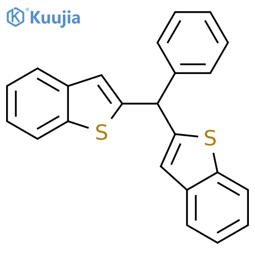 Benzo[b]thiophene, 2,2'-(phenylmethylene)bis- structure