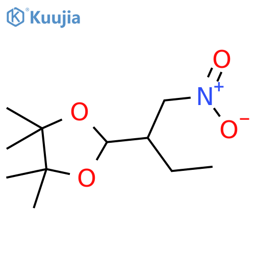1,3-DIOXOLANE, 4,4,5,5-TETRAMETHYL-2-[1-(NITROMETHYL)PROPYL]- structure