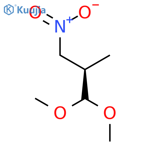 Propane, 1,1-dimethoxy-2-methyl-3-nitro-, (2R)- structure