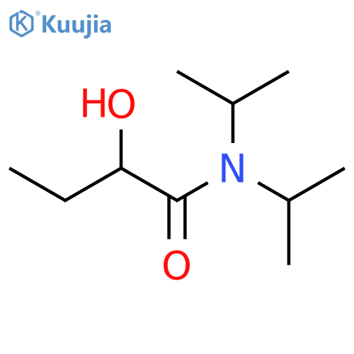 Butanamide, 2-hydroxy-N,N-bis(1-methylethyl)- structure