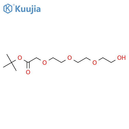 Tert-Butyl 2-(2-(2-(2-hydroxyethoxy)ethoxy)ethoxy)acetate structure