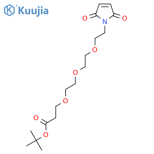 Mal-PEG3-Boc structure