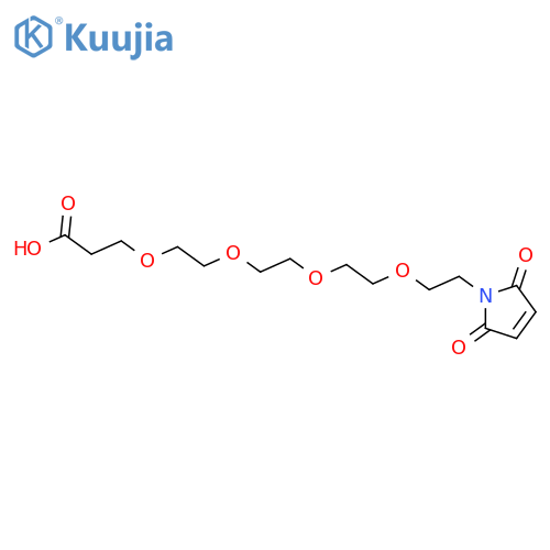 Mal-PEG4-Acid structure