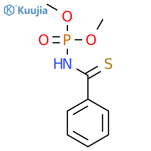 PHOSPHORAMIDIC ACID, (PHENYLTHIOXOMETHYL)-, DIMETHYL ESTER structure