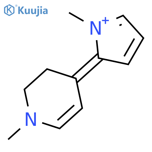 2H-PYRROLIUM, 2-(2,3-DIHYDRO-1-METHYL-4(1H)-PYRIDINYLIDENE)-1-METHYL- structure