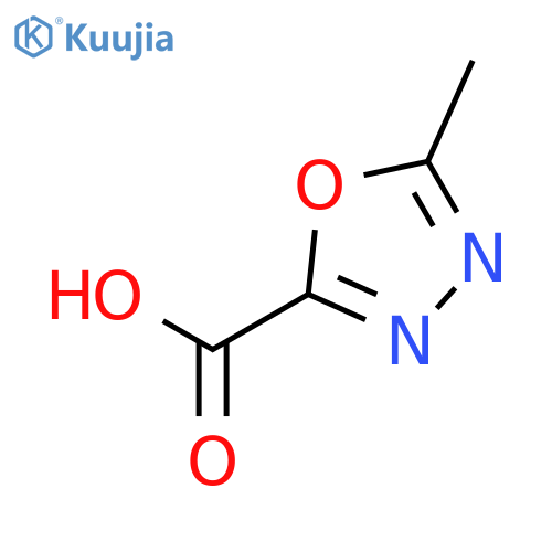 5-methyl-1,3,4-oxadiazole-2-carboxylic acid structure