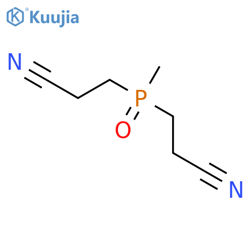3,3'-(Methylphosphoryl)dipropanenitrile structure