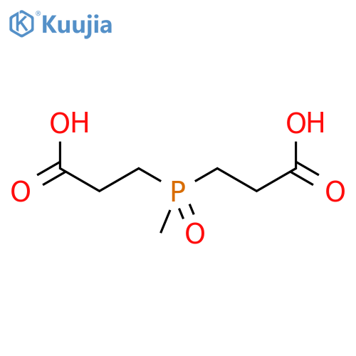 3,3'-(methylphosphonoyl)bispropionic acid structure