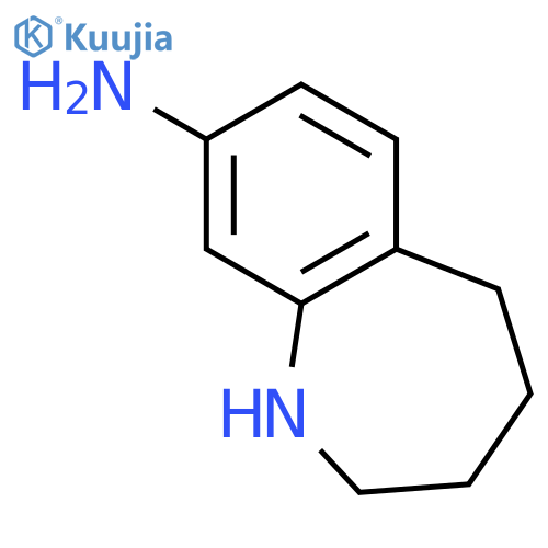 2,3,4,5-Tetrahydro-1H-benzoBazepin-8-amine structure