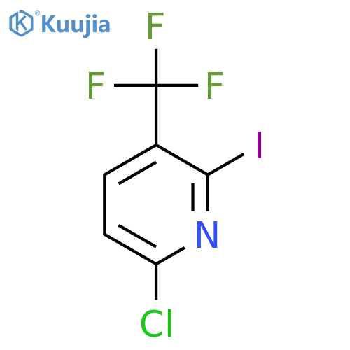 6-Chloro-2-iodo-3-(trifluoromethyl)pyridine structure