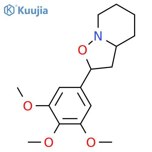 2H-Isoxazolo[2,3-a]pyridine, hexahydro-2-(3,4,5-trimethoxyphenyl)- structure