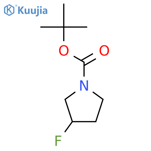 tert-Butyl 3-fluoropyrrolidine-1-carboxylate structure