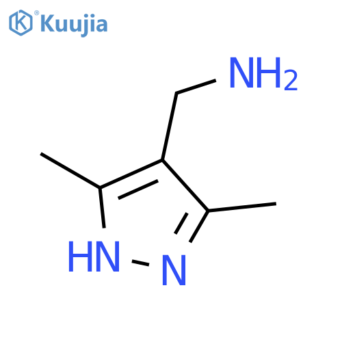 (3,5-Dimethyl-1H-pyrazol-4-yl)methanamine structure
