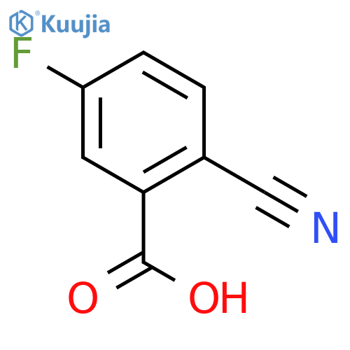 2-Cyano-5-fluorobenzoic acid structure