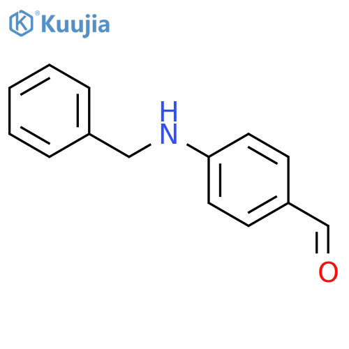 4-Benzylamino-benzaldehyde structure