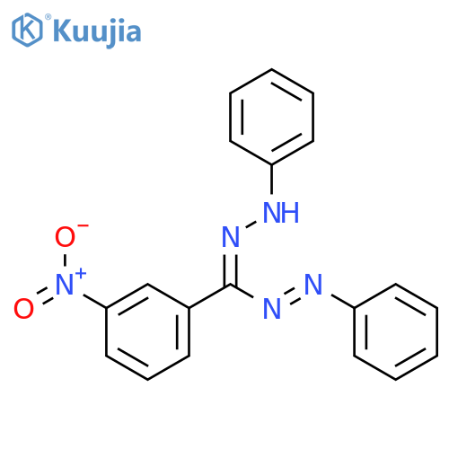 Diazene, [(3-nitrophenyl)(phenylhydrazono)methyl]phenyl- structure