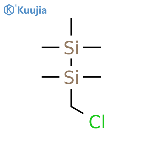Disilane, (chloromethyl)pentamethyl- structure