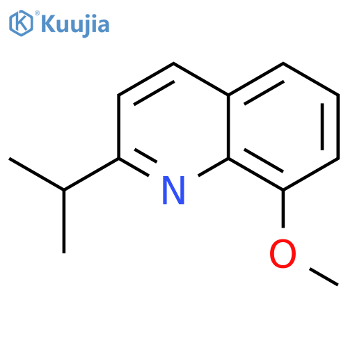 Quinoline,8-methoxy-2-(1-methylethyl)- structure