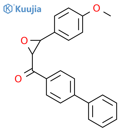 Methanone, [1,1'-biphenyl]-4-yl[3-(4-methoxyphenyl)oxiranyl]- structure