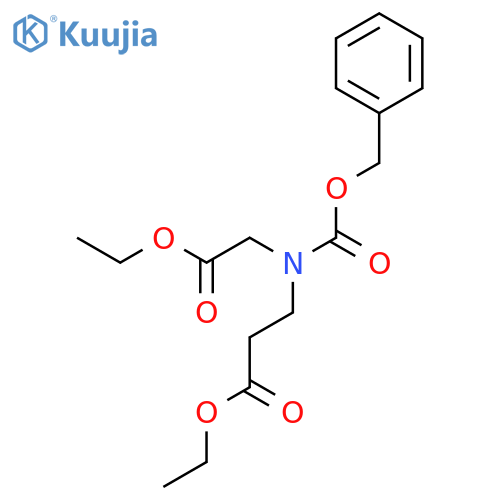 Ethyl 3-(((benzyloxy)carbonyl)-(2-ethoxy-2-oxoethyl)amino)propanoate structure
