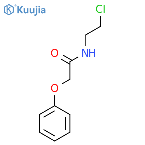 Acetamide, N-(2-chloroethyl)-2-phenoxy- structure