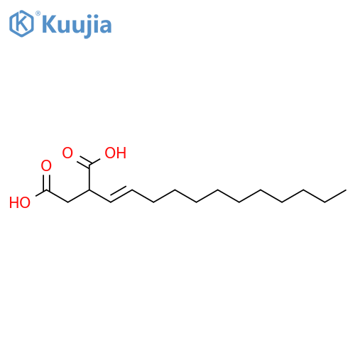 Butanedioic acid,2-(dodecen-1-yl)- structure