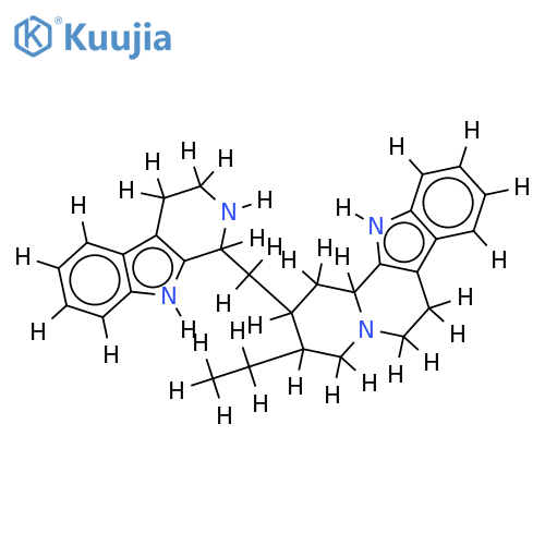 16-(2,3,4,9-tetrahydro-1H-beta-carbolin-1-yl)-17-nor-corynane structure