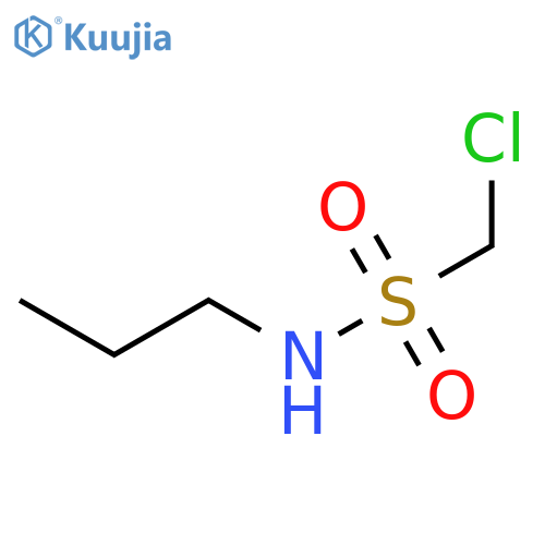 1-chloro-N-propylmethanesulfonamide structure