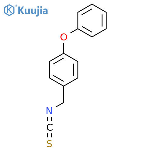 4-Phenoxybenzyl isothiocyanate structure