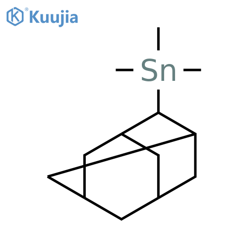 Stannane, trimethyltricyclo[3.3.1.13,7]dec-2-yl- structure