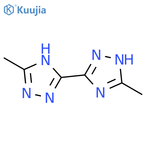 3,3'-BI-1H-1,2,4-TRIAZOLE, 5,5'-DIMETHYL- structure