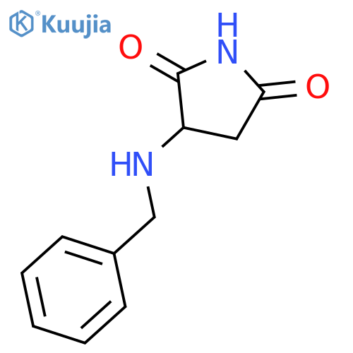 3-(Benzylamino)pyrrolidine-2,5-dione structure