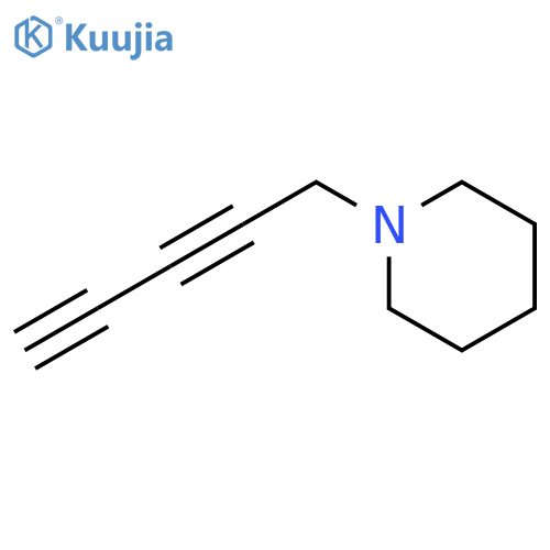 PIPERIDINE, 1-(2,4-PENTADIYNYL)- structure