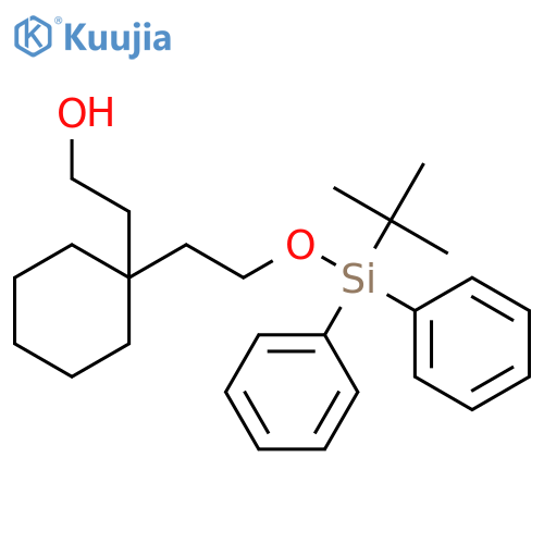 CYCLOHEXANEETHANOL, 1-[2-[[(1,1-DIMETHYLETHYL)DIPHENYLSILYL]OXY]ETHYL]- structure