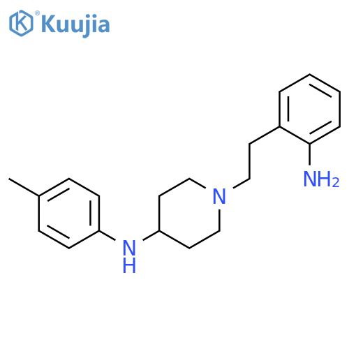 4-Piperidinamine, 1-[2-(2-aminophenyl)ethyl]-N-(4-methylphenyl)- structure