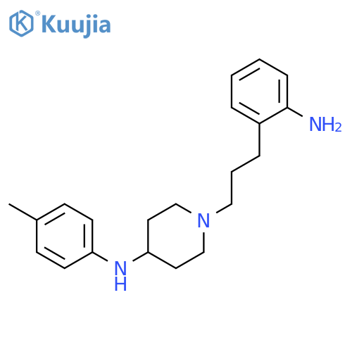 4-PIPERIDINAMINE, 1-[3-(2-AMINOPHENYL)PROPYL]-N-(4-METHYLPHENYL)- structure