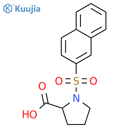 1-(2-naphthylsulfonyl)proline structure