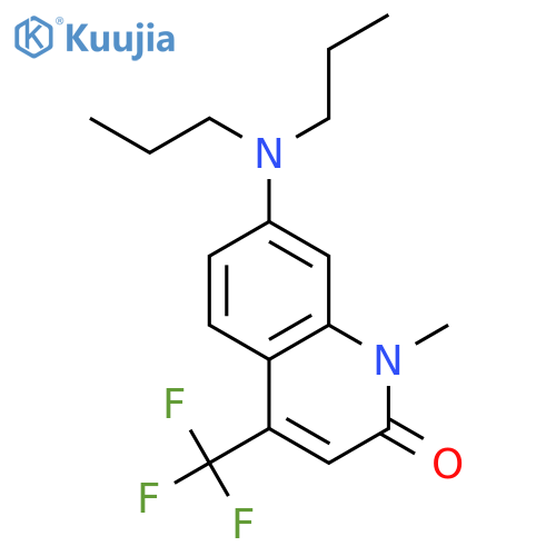 7-(Dipropylamino)-1-methyl-4-(trifluoromethyl)quinolin-2(1H)-one structure