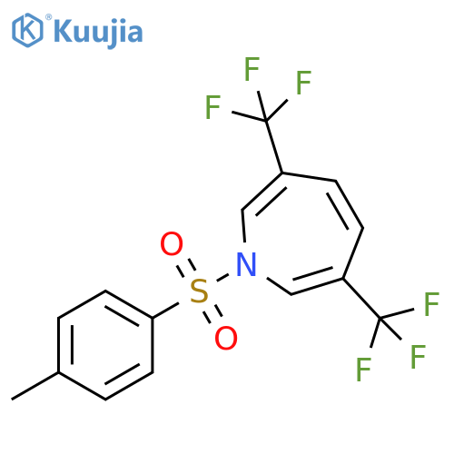 1H-Azepine, 1-[(4-methylphenyl)sulfonyl]-3,6-bis(trifluoromethyl)- structure