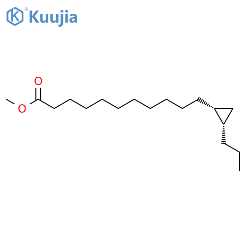 Cyclopropaneundecanoic acid, 2-propyl-, methyl ester, (1R,2S)-rel- structure