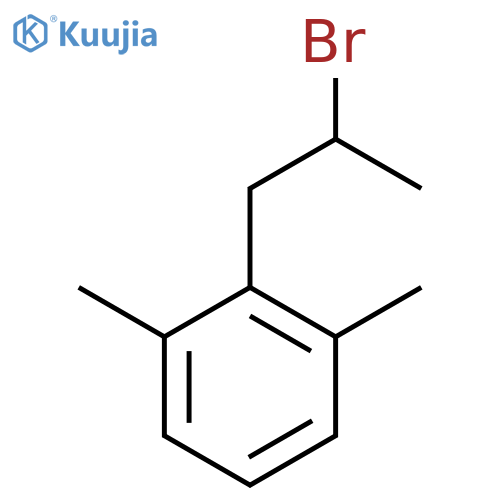 2-(2-bromopropyl)-1,3-dimethylbenzene structure