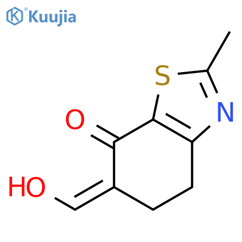 7(4H)-Benzothiazolone, 5,6-dihydro-6-(hydroxymethylene)-2-methyl- structure